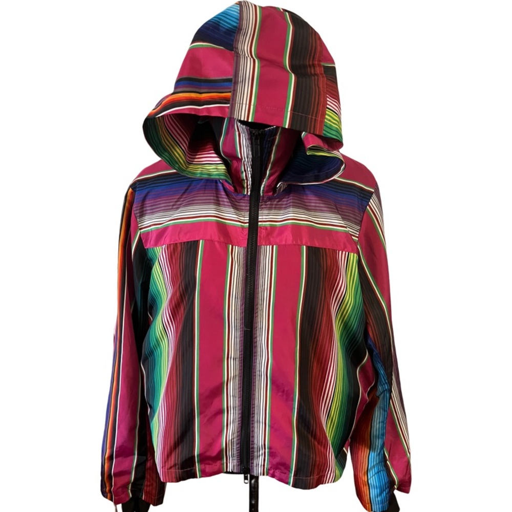 Judith March detachable hood rain jacket Size S